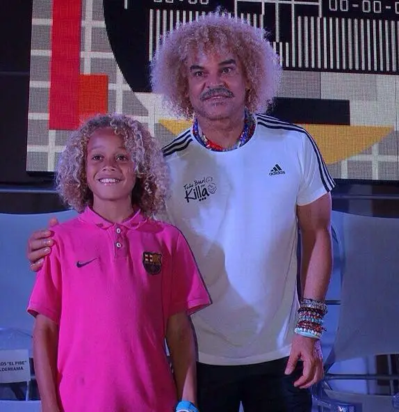 Xavi Simons with Valderama