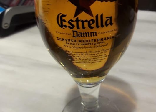 beer on Barcelona vacation