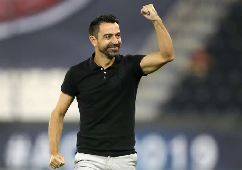 Coach Xavi enjoys his first few months in his new career