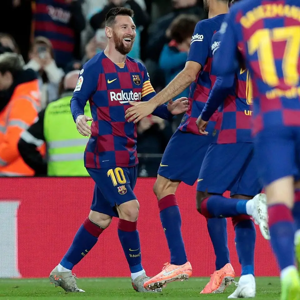 messi leads the win of Barcelona against celta