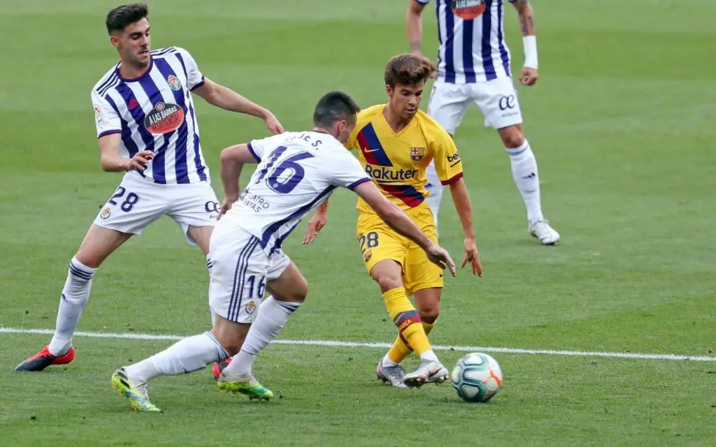 Riui Puig started for Barcelona vs Valladolid 