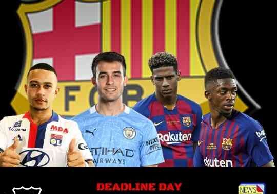 Barcelona movements in the deadline day