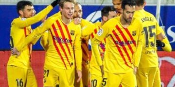 Match Points : FC Barcelona with a 1-0 win in Huesca