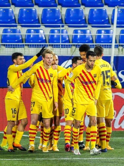 Match Points : FC Barcelona with a 1-0 win in Huesca