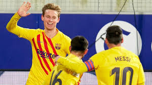 Frenkie De Jong - Huesca vs. Barcelona - Football Match Report - January 3, 2021 - ESPN 