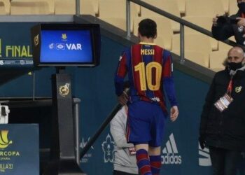 messi red card