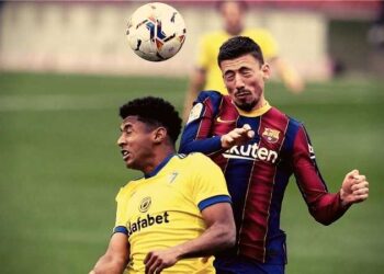 A mistake by Lenglet cost Barça 2 points vs Cadiz