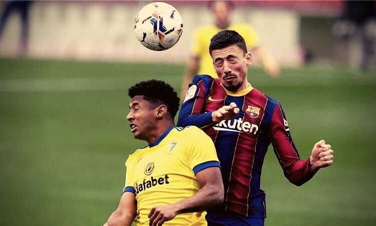 A mistake by Lenglet cost Barça 2 points vs Cadiz