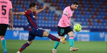 Match Report : Barcelona and Levante finish in a 3-3  draw