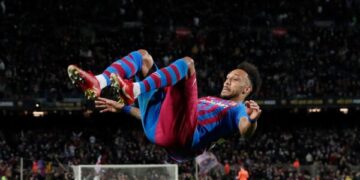 Pierre-Emerick Aubameyang Enjoys his life in Barcelona so far