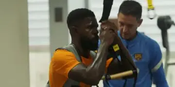 Rennes coach has worries over Samuel Umtiti condition