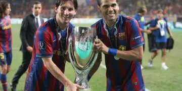 Dani Alves responds to possibility Lionel Messi will overtake him as the most decorated player