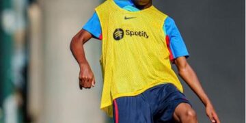 Lamine Yamal already trains with the first team at 15-year-old