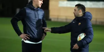 Xavi and Ter Stegen, in search of records in Son Moix