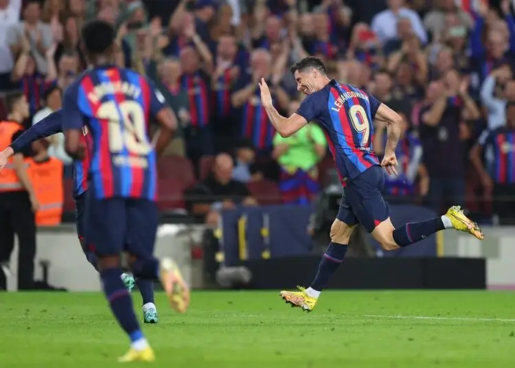 Robert Lewandowski, already with 4 braces