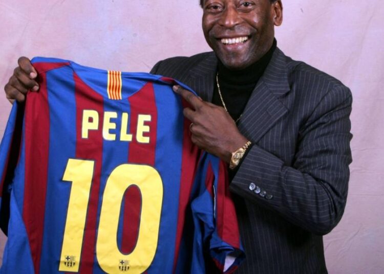 The four times Pelé faced Barça