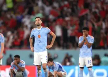 The Spanish Barça players go home from the World Cup