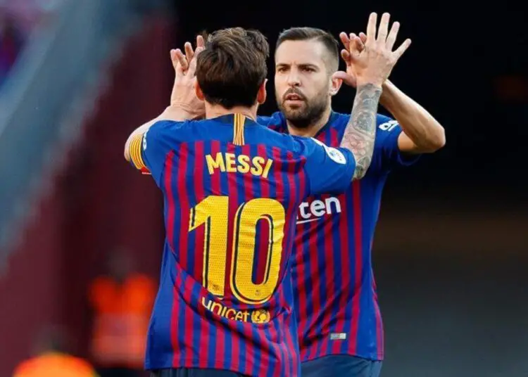 Original FC Barcelona Away Jersey 2018-2019 #10 of Lionel Messi