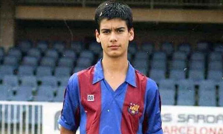 Pep Guardiola Young