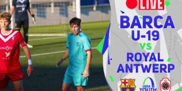 Match Review : Barcelona U19 vs Royal Antwerp (3-0)