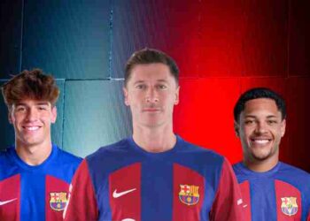 Lewandowski, Vitor Roque, and Guiu Set to Shine in Supercopa