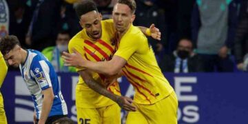 Barça’s Former Stars Luuk De Jong and Aubameyang Shine Bright