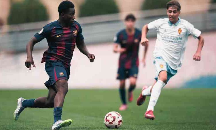15-Year-Old Prodigy Ebrima Tunkara Joins Barcelona U19’s Trip to Newcastle