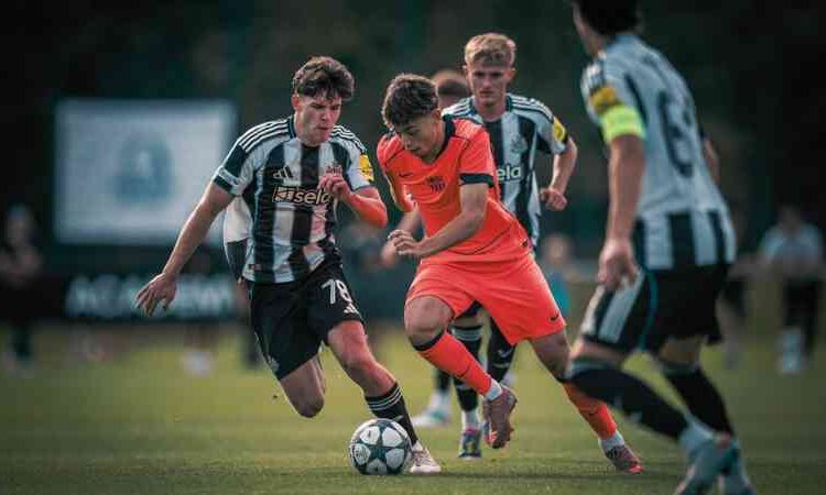 FC Barcelona Juvenil A Beat Newcastle United U19 3-2 to Launch UEFA Youth League Title Defense