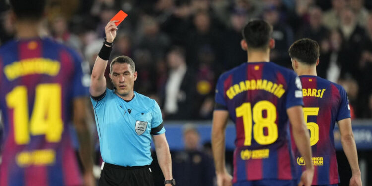 What will happen to the referee after Barça vs Atlético Madrid