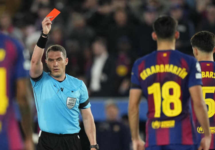 What will happen to the referee after Barça vs Atlético Madrid