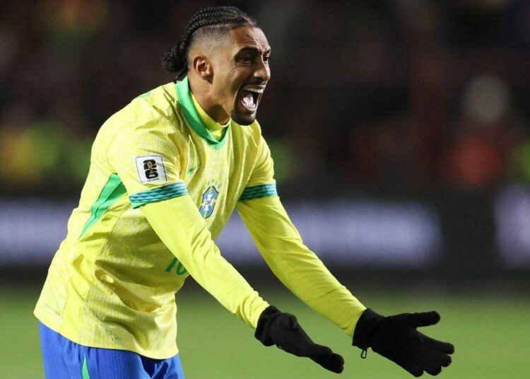 Blow for Brazil and relief for Barça: Raphinha misses another key match