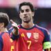 Ferran Torres celebrating goal for Barcelona - Ferran Torres PSG transfer update